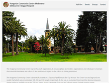 Tablet Screenshot of hungariancentre.org.au